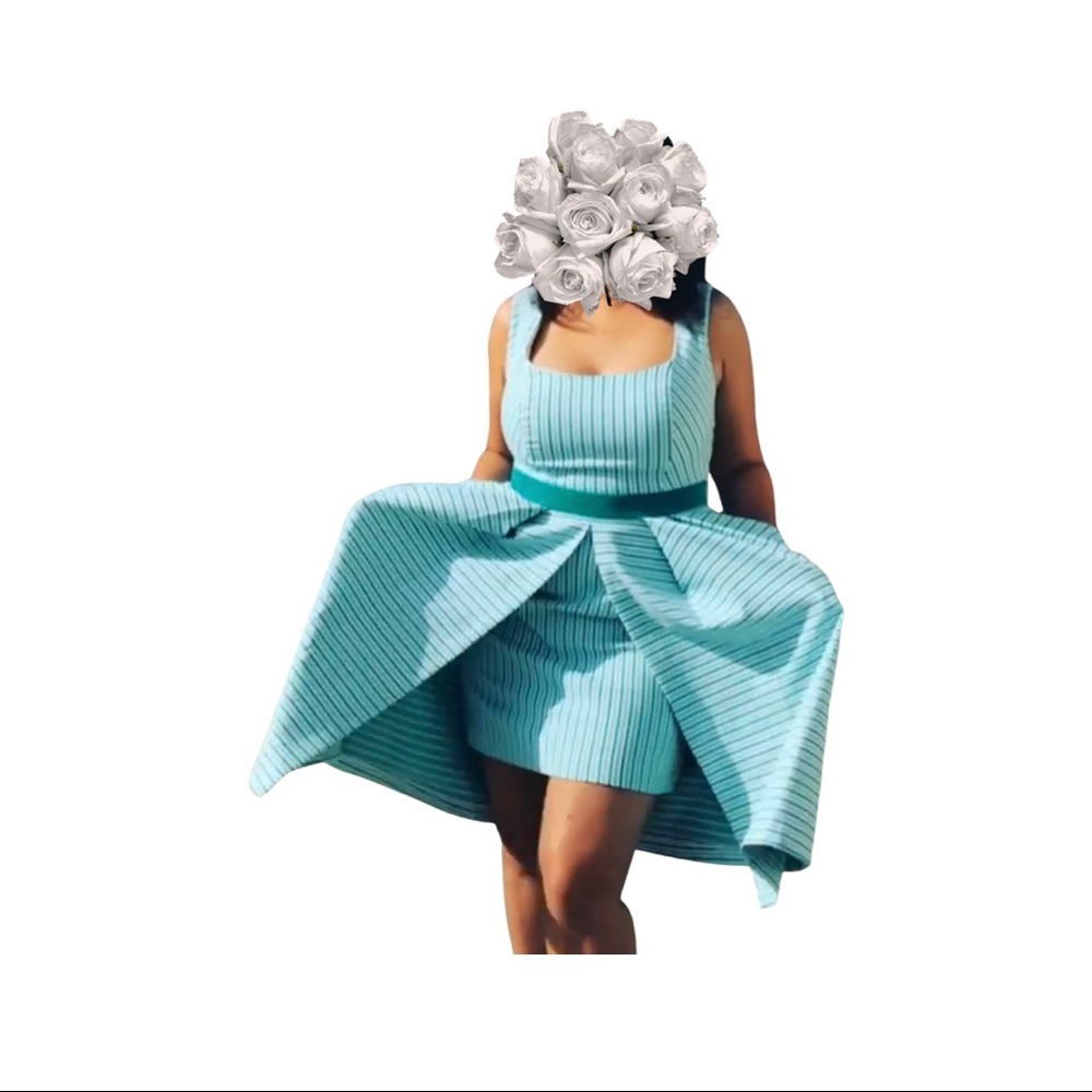Eva Mendes (NY&Co.) Cape dress